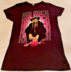Kid Rock 2015 Tour T Shirt Women’s XL Music